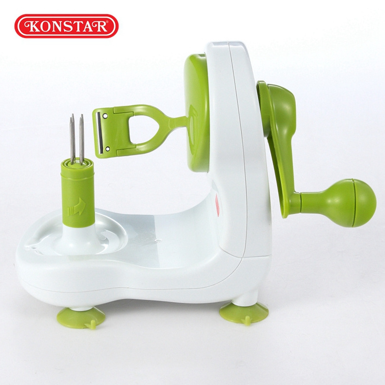 High Quality Cheap Hand Chopper Manual Garlic Apple Cutter Slicer Kitchen Utensils Rotary Fruit Peeler