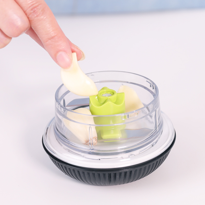 Most Popular Metal Stainless Steel Multifunction Handheld Mini Garlic Cutter For Food Chopper