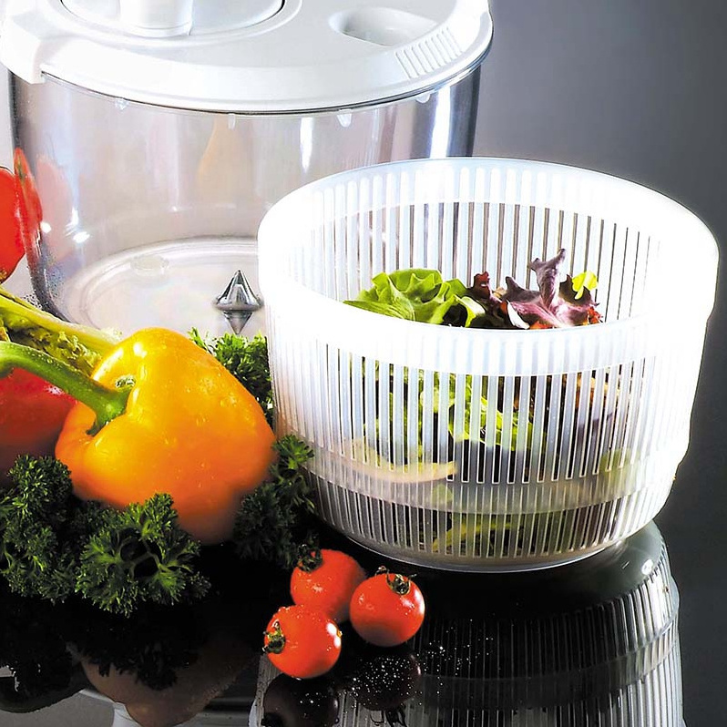 Newest Design Mini Salad Spiner Multi-functional Salad Spinner And Strainer With Lid Locking