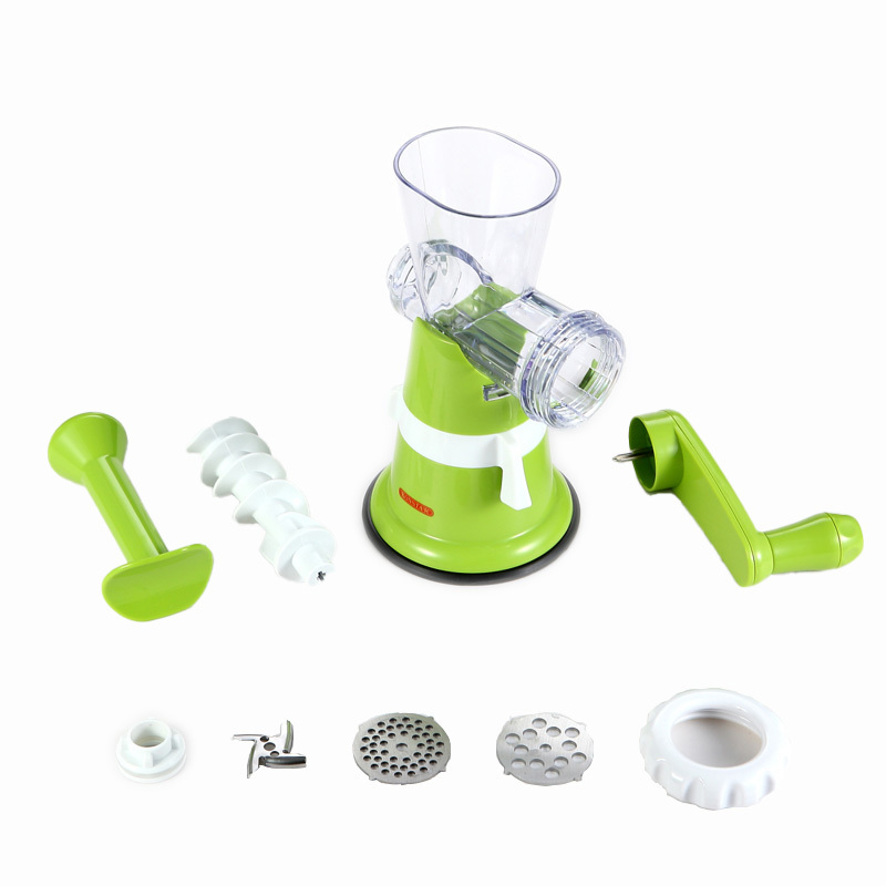 Wholesale Low Price Reusable Manual Meat Mincer Gold Kitchen Utensils Meat Blade Grinder