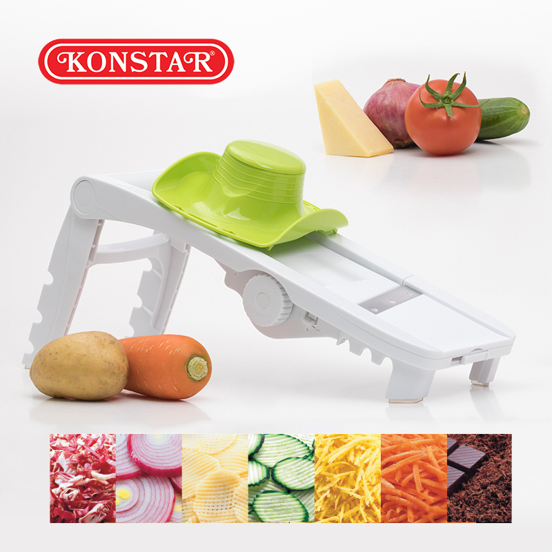 Kitchen Accessories Lfgb Food Chopper Mini Manual Vegetable Slicer 5 Blades Mandoline Slicer