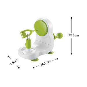 High Quality Cheap Hand Chopper Manual Garlic Apple Cutter Slicer Kitchen Utensils Rotary Fruit Peeler