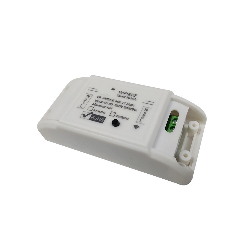 Android IOS wifi & RF controlled Infinite distance 2.4G wireless LAN remote-controlled timer 10A intelligent switch wifi switch