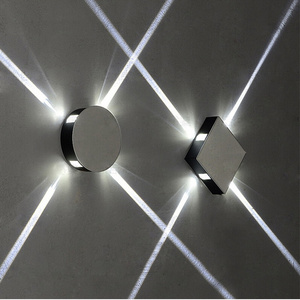 Kontak Indoor 4 Way Narrow Beam Lights Round Spot lamp Led Wall Light