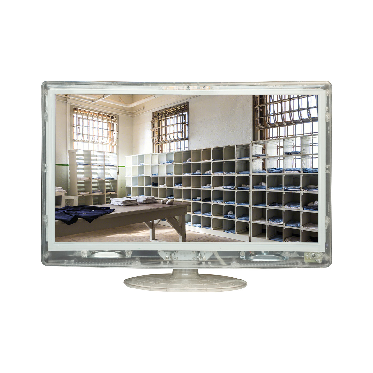 22 inch FHD Touch Screen LED Jail TV with Camera Wifi & Blue-tooth Android 10.0 System