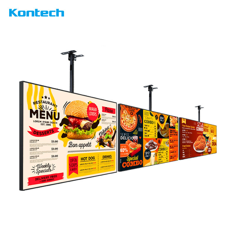 700nits 4K 32''-85'' High Brightness Display signage digital sign boards Advertising  Window LCD Display