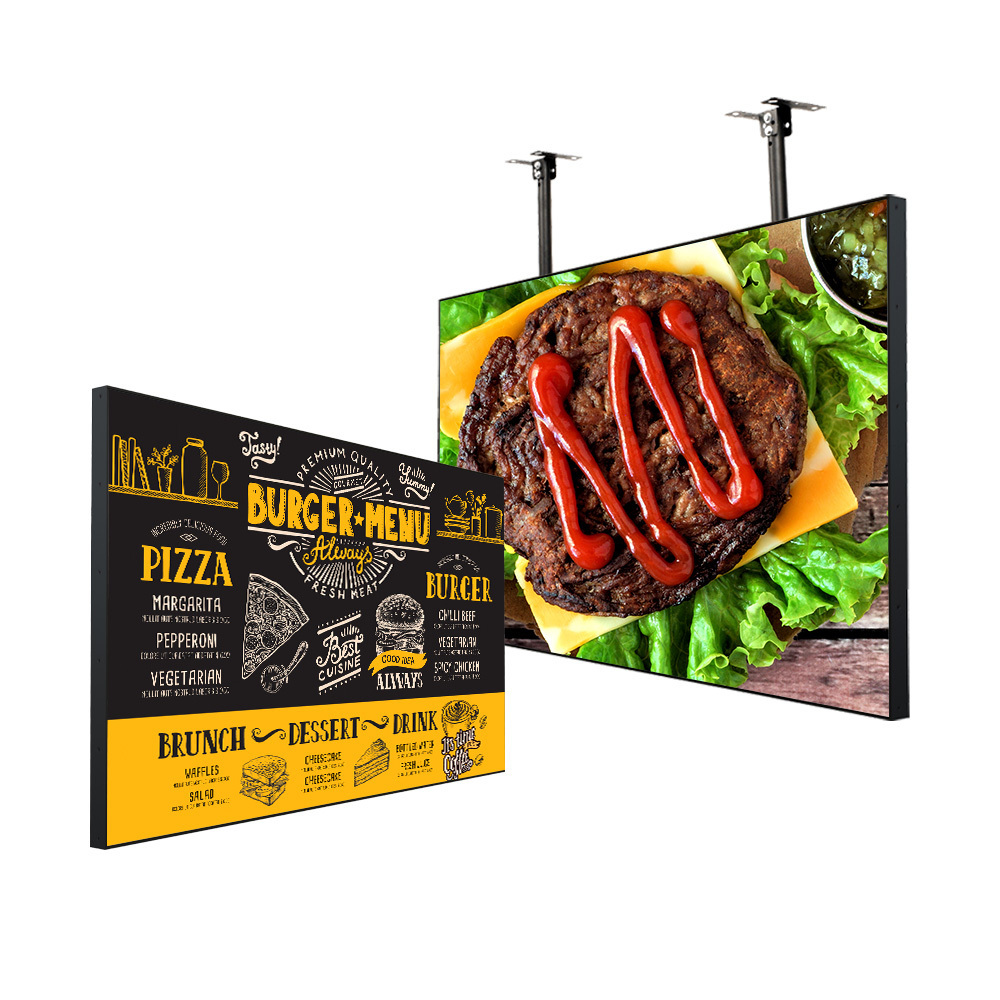 Professional Manufacture OEM ODM 2k 4k High Brightness Digital Signage Menu Boards For Restaurants Advertising Screens