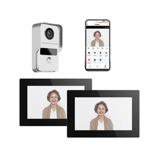 AHD7-1v2 Tuya 1080P Video Door Phone Intercom System 7 Inch touch Monitor Night Vision Door Entry Doorbell Camera for Villa