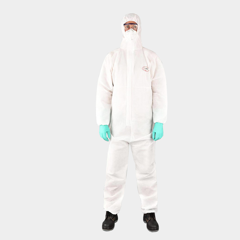 Free sample CE approved bule  K1500 smms nuclear protection disposable safety clothing coverall suits