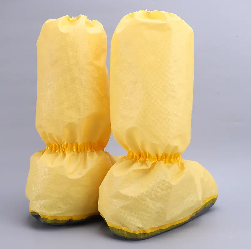 Disposable non-slip shoe cover HDPE factory waterproof customized boot cover