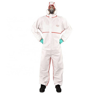 TYPE 5 6 the seams is reinforced non woven overall work uniforms disposable coverall fiberglass