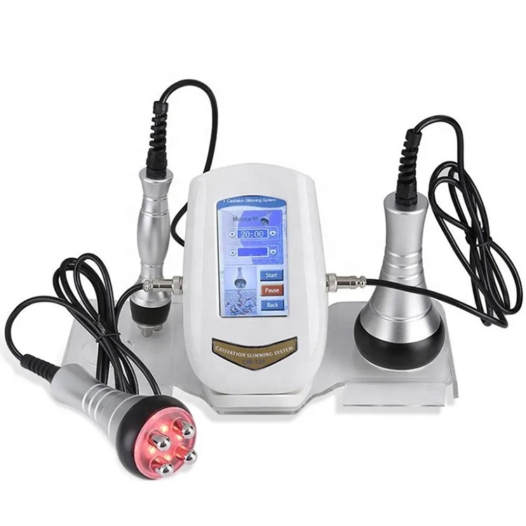 Portable 3 in 1 cavitation rf skin rejuvenation skin tightening body slimming machine