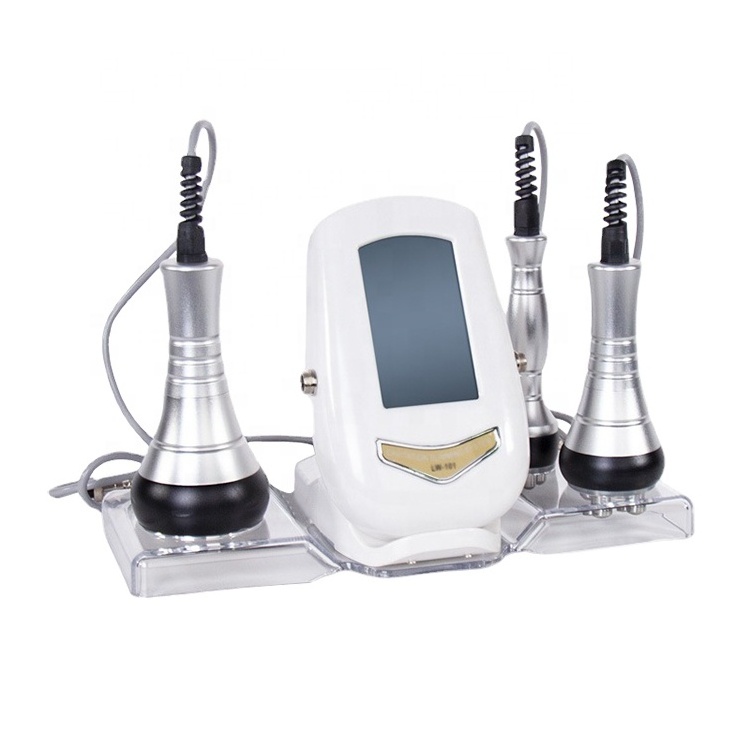 Portable 3 in 1 cavitation rf skin rejuvenation skin tightening body slimming machine