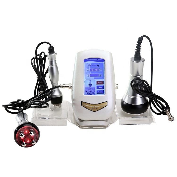 Portable 3 in 1 cavitation rf skin rejuvenation skin tightening body slimming machine