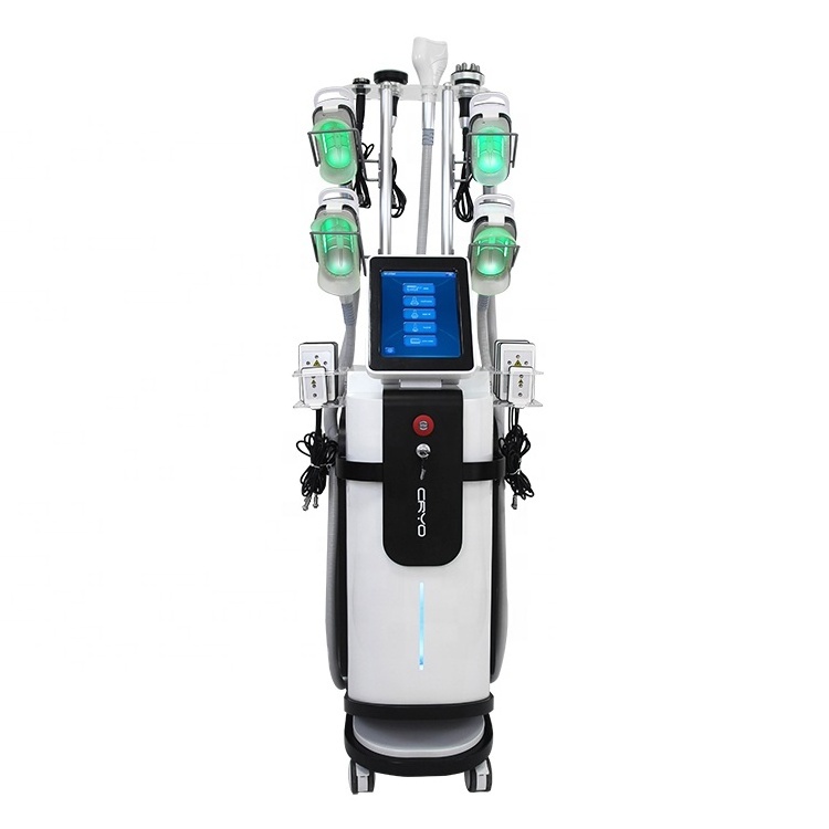 Vacuum Cryo Fat Freezing Cool Body Sculpting Machines Criolipolisis 360 Cryolipolysis Slimming Machine Standing Cavitation 800W