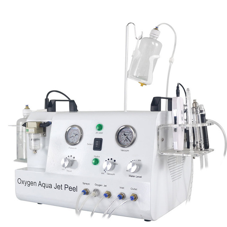 Multifunction Microdermabrasion Jet Peel Facial Machine Water Oxygen Jet Peel Hydro Facial Cleansing Machine