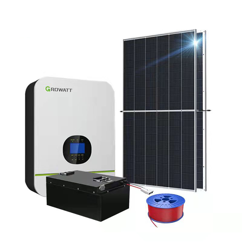 10kw solar system set 10000w solar panel system 10kw hybrid solar energy system With Battery fast shipping