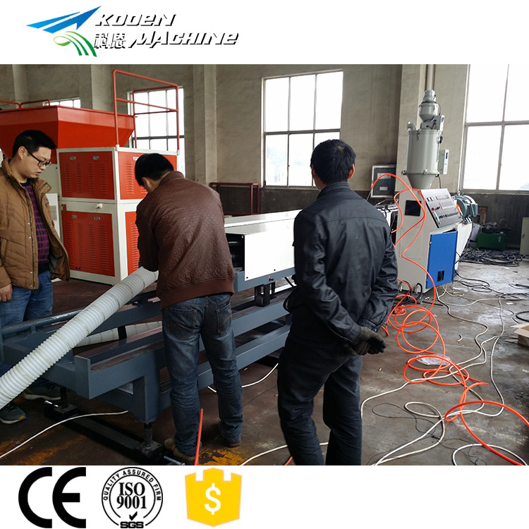 Full automatic single wall PP PE PVC corrugated pipe machine production line