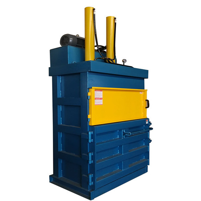 Hydraulic Press Fiber Baler Automatic Stationary Bailing Machine For Sale