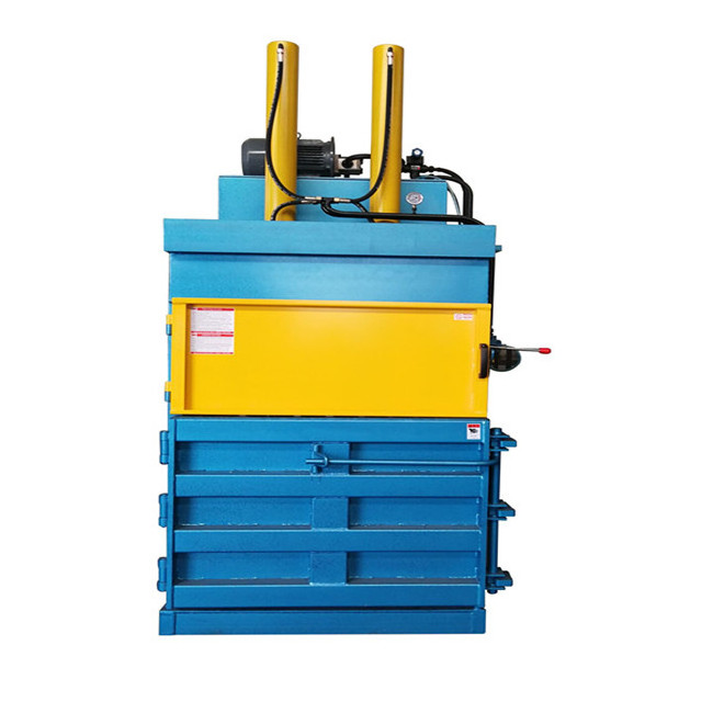 Hydraulic Press Fiber Baler Automatic Stationary Bailing Machine For Sale