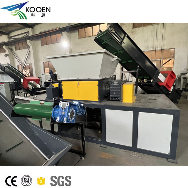 KOOEN machine single shaft Customizable shredder/polyurethane foam shredder/plastic mini shredder