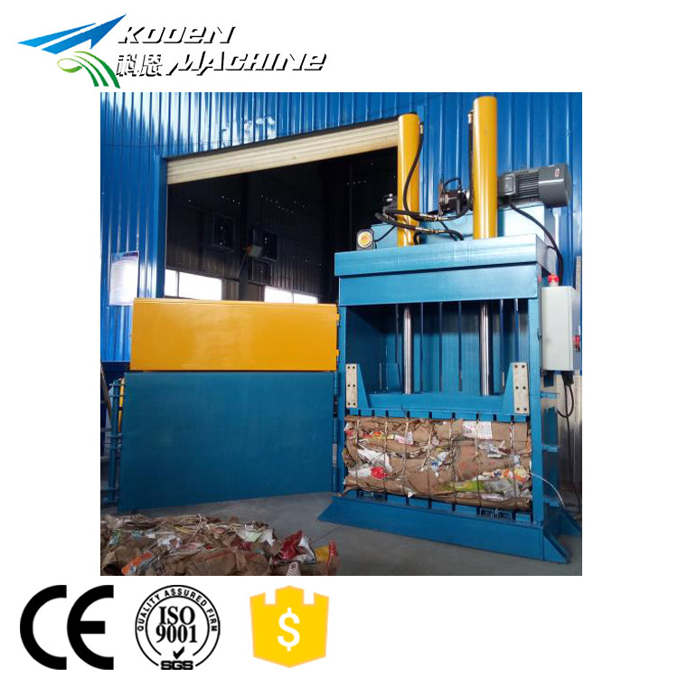 Hydraulic Waste Paper Cardboard Baler Carton Compress Compactor Baling Press Machine