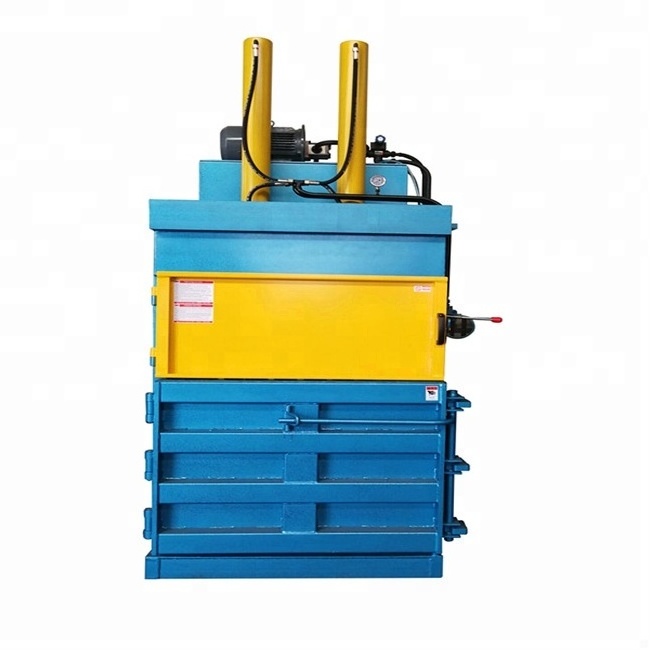 Best quality hydraulic waste plastic baling machine garbage baling press machine price