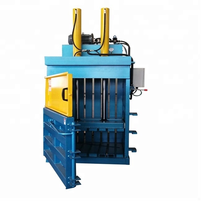 Best quality hydraulic waste plastic baling machine garbage baling press machine price