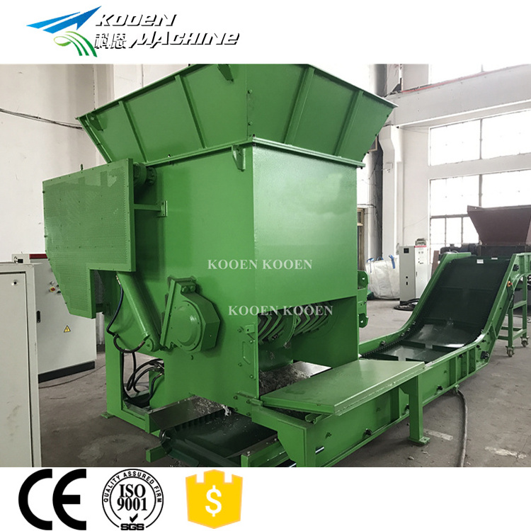 car truck waste used tyre / tire shredder for sale