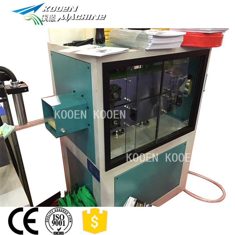 High quality pvc flexible reinforced hose machine/pvc fiber reinforced soft garden pipe machine/ production line extrusion line