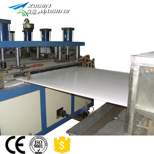 PC, PP, PE and PVC Plastic Hollow Cross Section Plate Extrusion Line