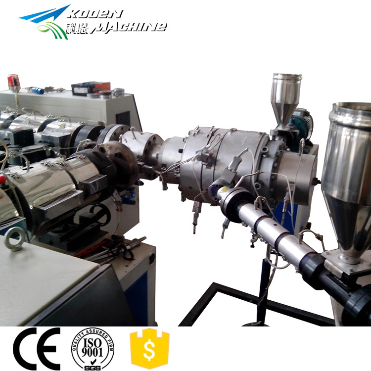 PVC UPVC CPVC Pipe Extruder Extrusion Machine Line With Pipe Belling Machine Sale