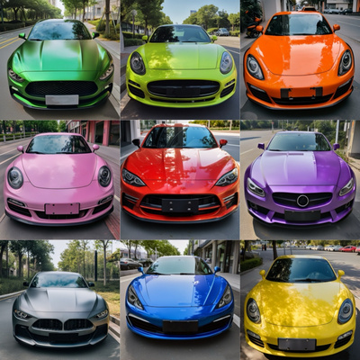 Factory price car color film Cheap Pink Vinyl Protection Ppf Car Film Wrap