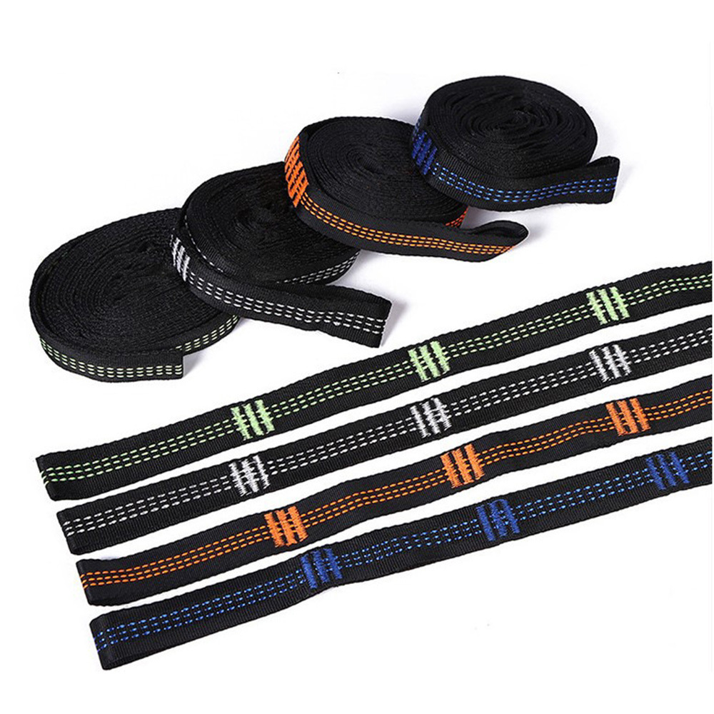 Easy operation safe adjustable custom polyester webbing strap for hammock