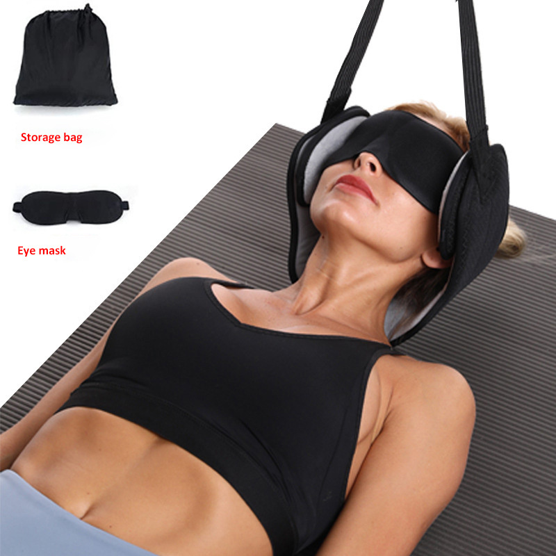 Relieve Cervical Spine Pain Neck Head Stretching Massager Hanging Pillow Bracket Cervical Neck Stretcher Apparatus