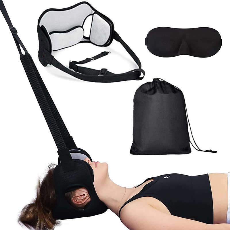 Relieve Cervical Spine Pain Neck Head Stretching Massager Hanging Pillow Bracket Cervical Neck Stretcher Apparatus