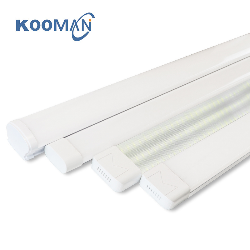 New design crystal led batten 10000K 36W 54W 72W 100W SKD Led batten light purification fixture 2ft 4ft for residential