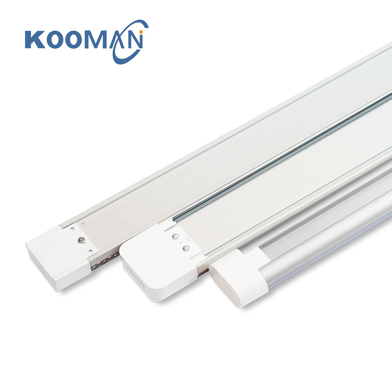 office workshop LED dust-proof 4ft 1200mm batten light aluminum body rhombus cover 54W purification fixture led tube light