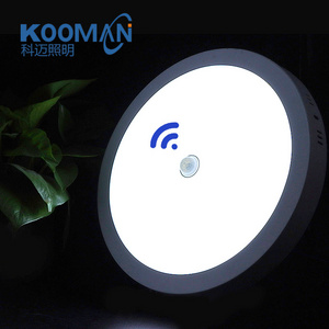 6W 12W 18W 24W Round panel light indoor Smart Home motion  led sensor cabinet Lights Automatic Motion Sensor LED Ceiling Light