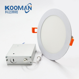 Indoor 3 4 6 8 Inch Ultra-Thin LED Recessed Panel Lights with Junction Box Dimmable 6CCT ETL and FCC Certified