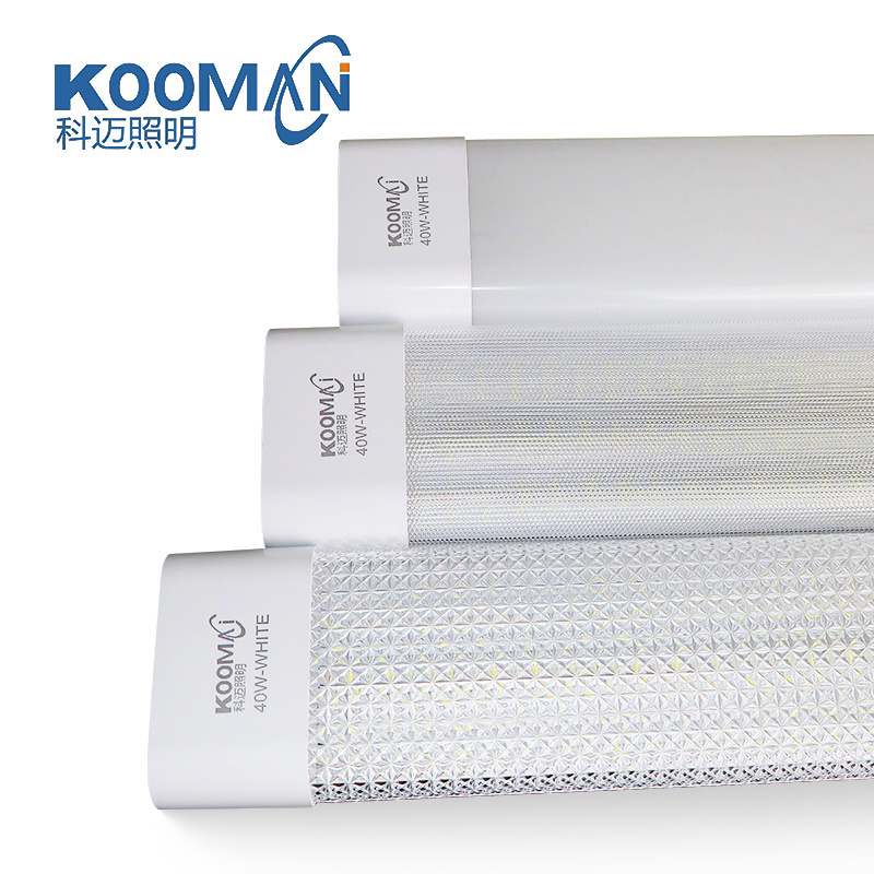 Light Fixture Led Batten Purification Light 27w 36w 40w 54w 72w Tube Fixture Ceiling Lamp For Office Warehouse