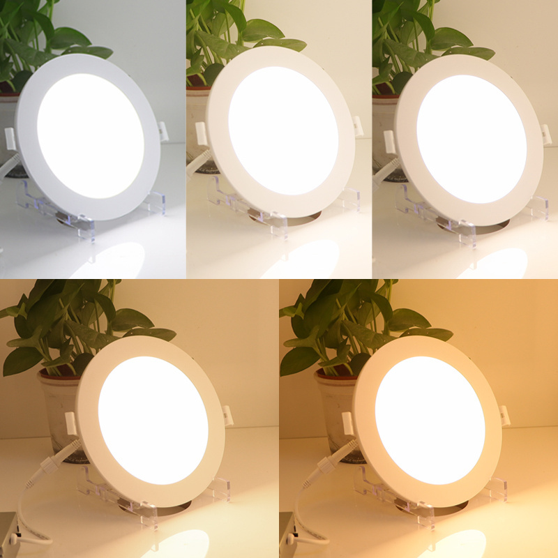 KOOMAN Slim Recessed Round 9+3W 12+3W Panel Light with Night Light Dimmable 4 6Inch ETL FCC Pot Lights