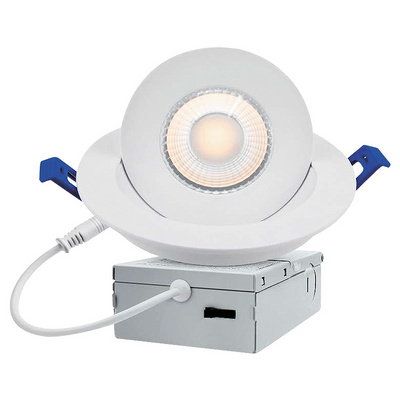 ETL Energy Star 4 Inch 2700K/3000K/3500K/4000K/5000K /6000K Selectable Eyeball Ceilling Potlight Dimmable Recessed Downlight