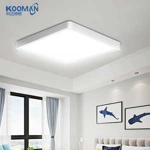 LED Flat Panel Ceiling Light ABS Surface Mount Fixture Color Temperature 3000K Drop Ceiling Office Lights