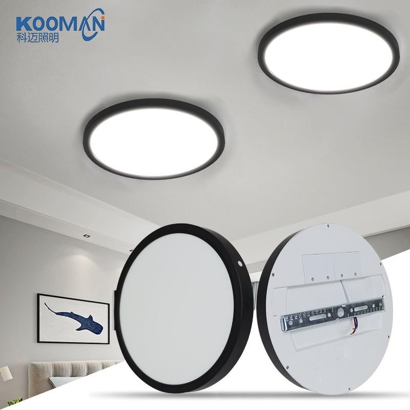 8 Inch LED Flush Mount Ceiling Light 1650LM 18W Ultra-Slim LED Panel Light for Supermarket Office Hospital