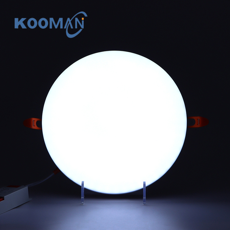 New model kooman led exclusive 10w 18w 24w 36w 10000k cold white frameless led panel light led ceiling light