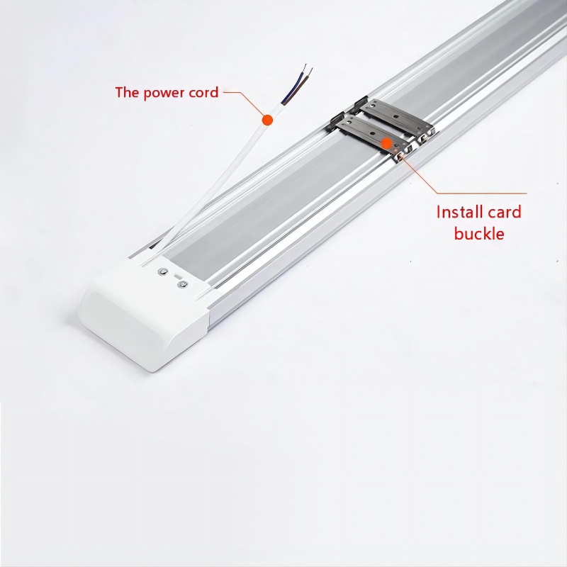 led purification fixture 36W LED Tri-proof aluminium batten exterior wall cladding emergency sensor batten light