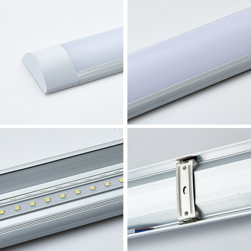 led purification fixture 36W LED Tri-proof aluminium batten exterior wall cladding emergency sensor batten light