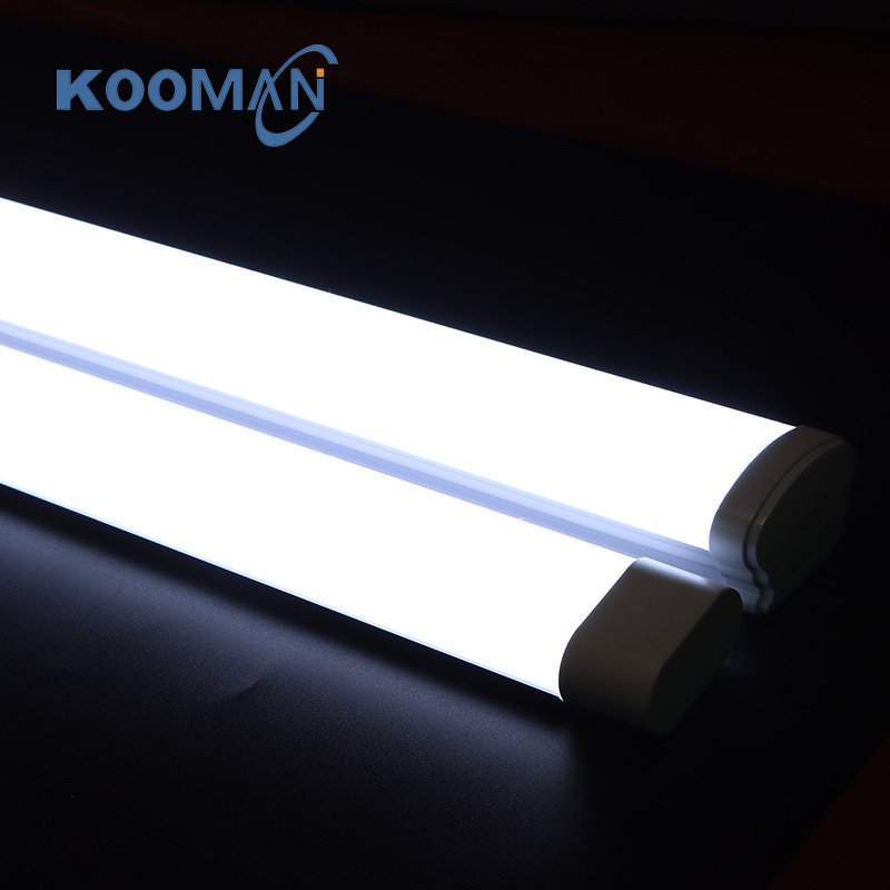 Ip44 60cm Waterproof Triproof Batten Lamp Aluminium Led Tri-proof purification fixture 10w 20w 48w 50w Batten