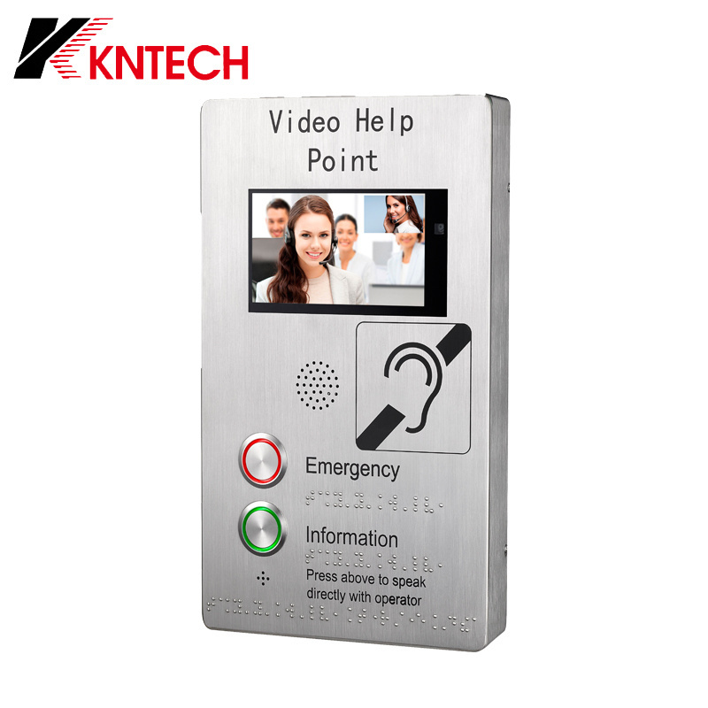 KNTECH KNZD-60 Clean room Audio and video entry door phone systems over VOIP CE with camera